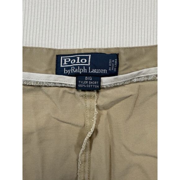 Vintage Polo Ralph Lauren Tyler Shorts Pleated Khaki Shorts 50B Big - Picture 8 of 11